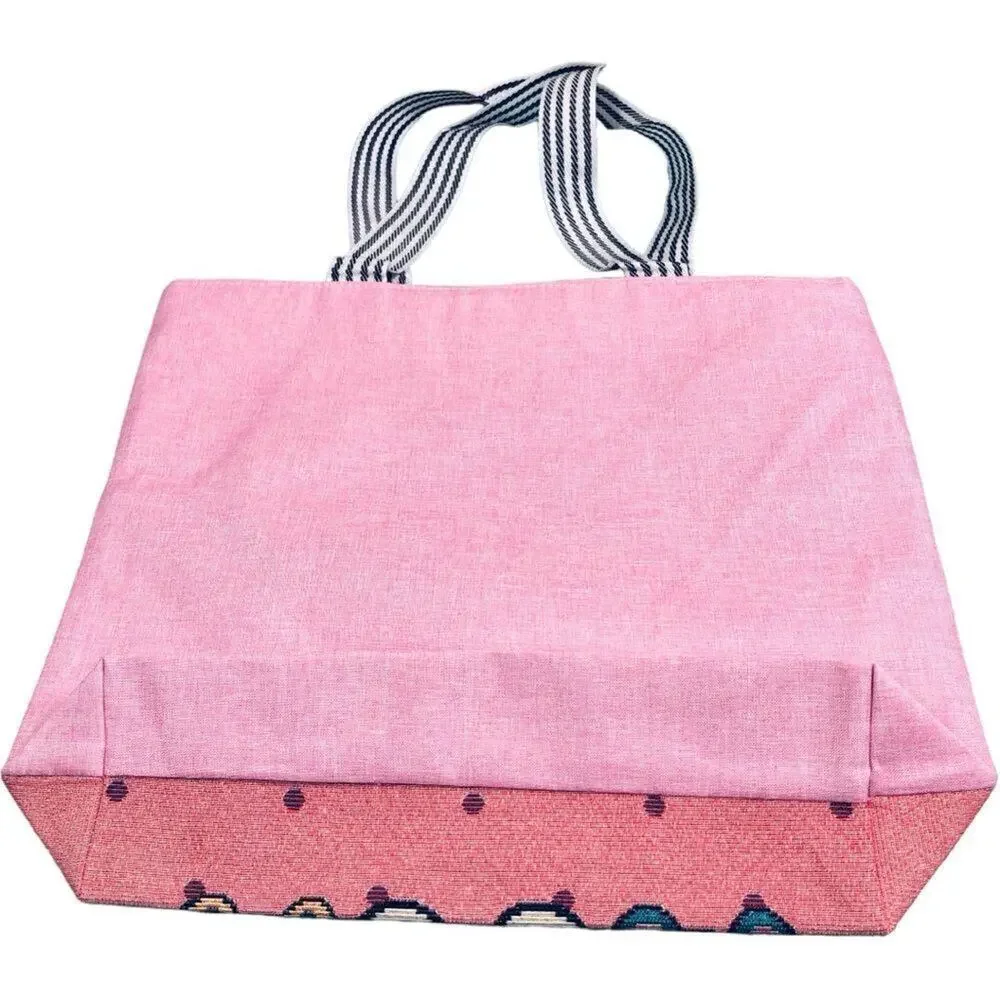 Sanrio Hello Kitty & Teddy Bears Large Zip Canvas Tote Bag